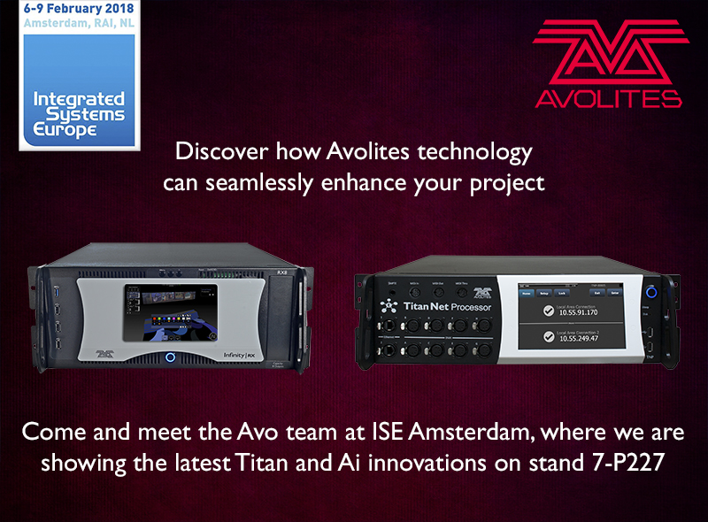 Avolites will be returning to ISE on stand 7-P227